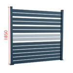 Modular Aluminium Fencing 1850mm TIA 100-A2S_2