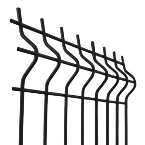 Welded fence panel ZnPVC 2500x1030x4mm black matt_1