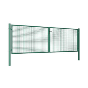 Double wing gate Round ZnPVC 4000x1200mm
