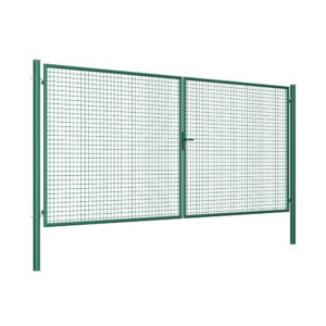 Double wing gate Round ZnPVC 4000x1800mm
