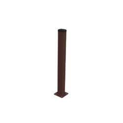 Post 60x40mm with base ZnPVC 1400mm 1