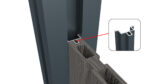 Aluminum strip for vertical installation 1738mm tongue anthracite_2