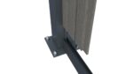Aluminum partition strip bottom/top