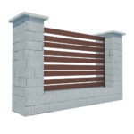 Modular Aluminium Fencing 1200mm TIA 100-H_2