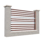 Modular Aluminium Fencing 1200mm MIA 50-H2S_2