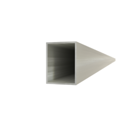Galvanized rectangular profile 60x80x3