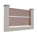Modular Aluminium Fencing 1200mm SIA 50-H1S_2