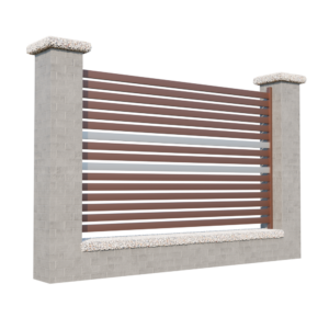 Modular Aluminium Fencing 1200mm SIA 50-H2S_2