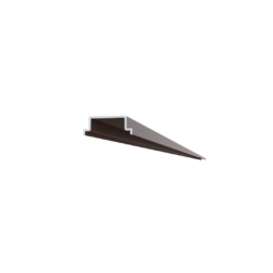 Aluminum cover strip for post 1850mm brown_1