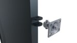 Design single gate PINA 1000x1500mm with posts black matt_2